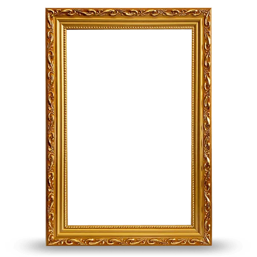 Gold Frame Only - Armorial Size