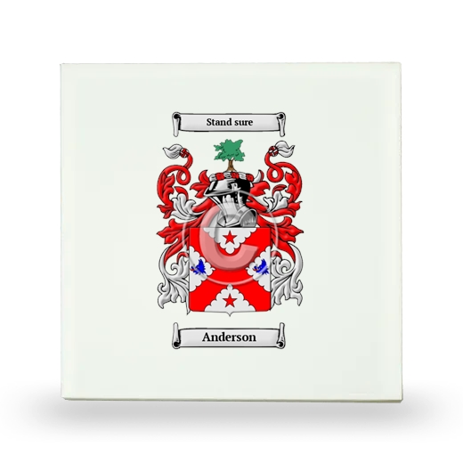 Small Ceramic Tile with Coat of Arms