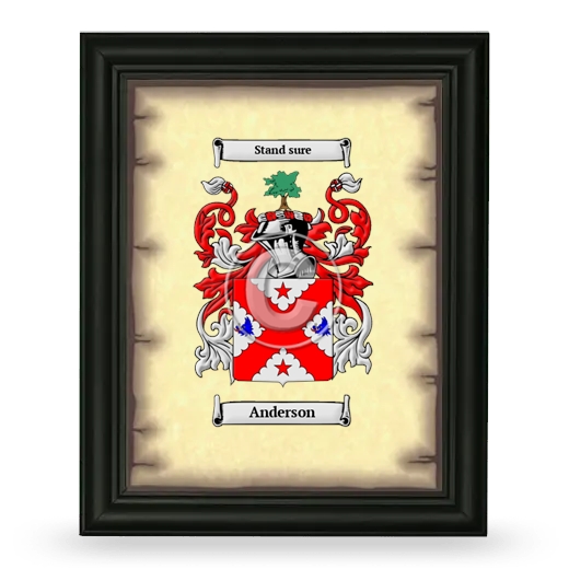 Coat of Arms Framed - Black