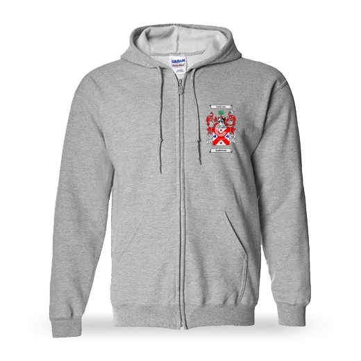 Unisex Coat of Arms Zip Sweatshirt