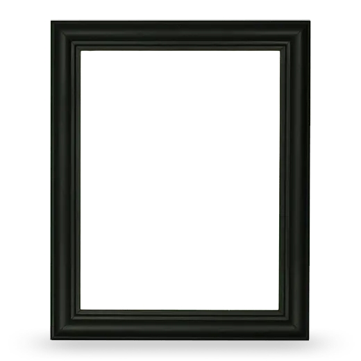 Black Frame Only - Letter Size