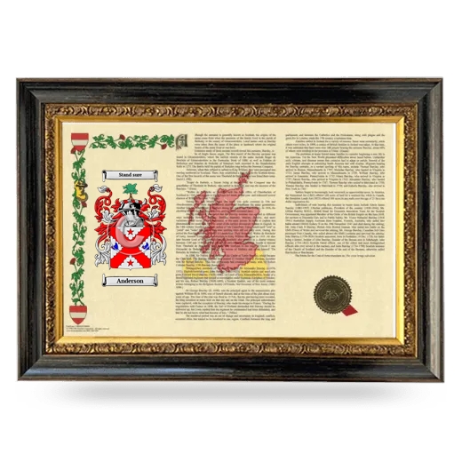 Armorial Landscape Framed - Heirloom