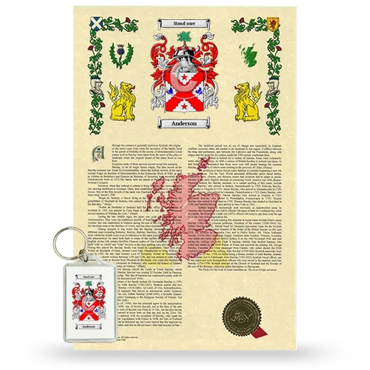 Armorial History and Keychain Package