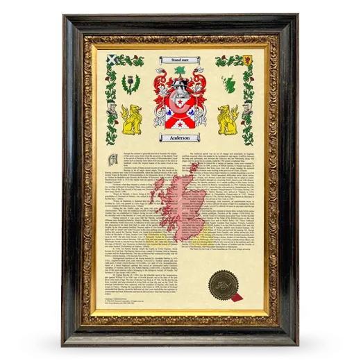 Armorial History Framed - Heirloom