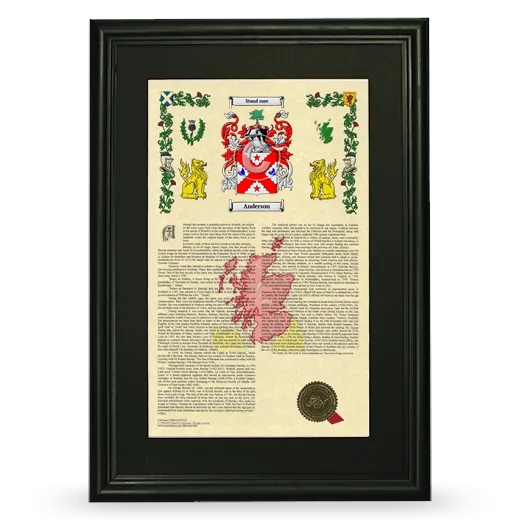 Deluxe Armorial Framed - Black